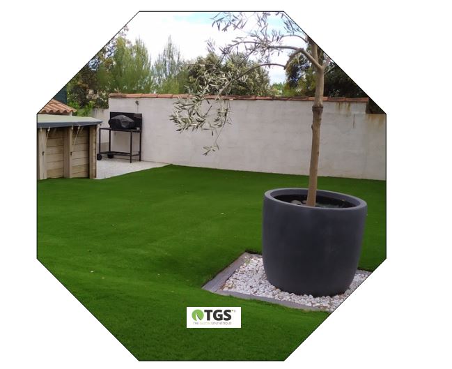 Pose de gazon synthétique 45 mm Gaillac